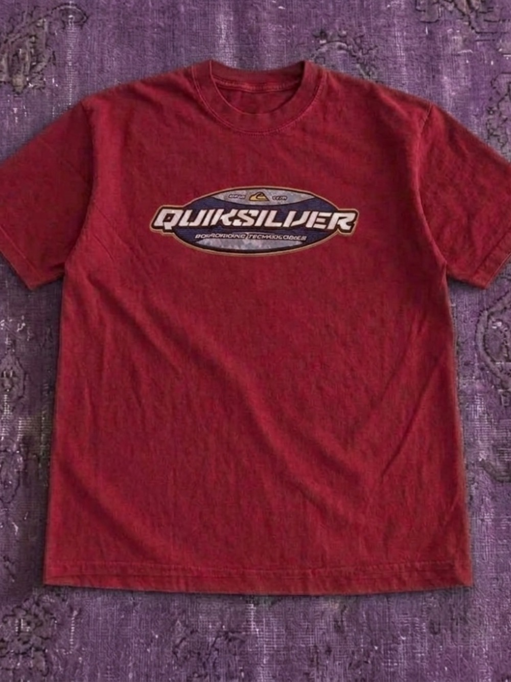 Quiksilver Red Logo Tee